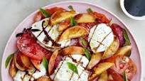 Peach Caprese Salad Peach Caprese Salad