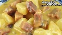 Crock Pot Cheesy Potato Ham Casserole Crock Pot Cheesy Potato Ham Casserole