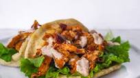 Chicken Adobo Pitas with Chili Lime Crema Chicken Adobo Pitas with Chili Lime Crema