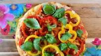Upside-Down Red Cheesy Pizza Upside-Down Red Cheesy Pizza