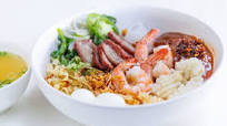Dry Vietnamese Pork & Seafood Noodle Soup with Sauce (Hu Tieu Kho Voi Nuoc Sot) Dry Vietnamese Pork & Seafood Noodle Soup with Sauce (Hu Tieu Kho Voi Nuoc Sot)