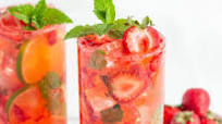 Easy Strawberry Mojito Mocktail Easy Strawberry Mojito Mocktail