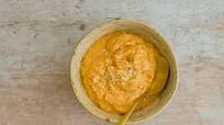 Keto Red Pepper Hummus Keto Red Pepper Hummus