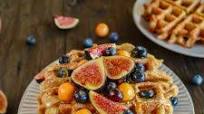 Fluffy Vegan Waffles Fluffy Vegan Waffles