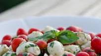 Marinated Mozzarella, Cherry Tomato, and Basil Salad Recipe Marinated Mozzarella, Cherry Tomato, and Basil Salad Recipe