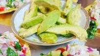 Tostadas de ceviche de Pescado Tostadas de ceviche de Pescado