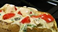 Stuffed Alfredo Baked Potatoes recipe Stuffed Alfredo Baked Potatoes recipe