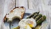 Parmesan Asparagus with Poached Eggs Parmesan Asparagus with Poached Eggs