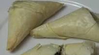 Spinach and Feta Filo Triangles Spinach and Feta Filo Triangles