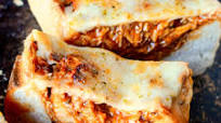 BBQ Chicken Stuffed Bread BBQ Chicken Stuffed Bread