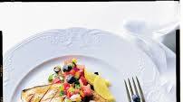 Grilled Swordfish With Blueberry Salsa Grilled Swordfish With Blueberry Salsa