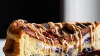 Blueberry Cheesecake Stuffed Protein Waffles Blueberry Cheesecake Stuffed Protein Waffles