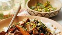 Moroccan-spiced fruity pork Moroccan-spiced fruity pork