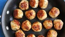 Pan Fried Turkey Meatballs Pan Fried Turkey Meatballs