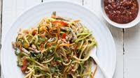 Zucchini Noodles Chow Mein Recipe with Ground Pork Zucchini Noodles Chow Mein Recipe with Ground Pork