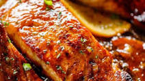 Crispy Honey Orange Glazed Salmon Crispy Honey Orange Glazed Salmon