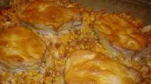 Pork Chop and Corn Stuffing Bake Pork Chop and Corn Stuffing Bake