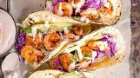 Grilled Shrimp Tacos with Spicy Lime Crema Grilled Shrimp Tacos with Spicy Lime Crema