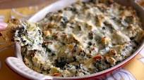 Lightened Up Spinach Artichoke Dip Lightened Up Spinach Artichoke Dip