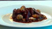 Slow Poached Beef Tenderloin with Potato Puree, Braised Lentils, Cheek Croquettes Slow Poached Beef Tenderloin with Potato Puree, Braised Lentils, Cheek Croquettes