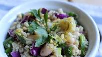 Lemony Quinoa with White Beans & Artichokes Lemony Quinoa with White Beans & Artichokes