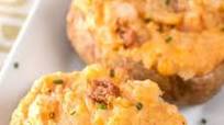 Andouille Sausage and Cajun Shrimp Stuffed Potatoes Andouille Sausage and Cajun Shrimp Stuffed Potatoes