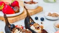 Air Fryer Banana Splits Two Ways (Vegan Gluten-Free) Air Fryer Banana Splits Two Ways (Vegan Gluten-Free)