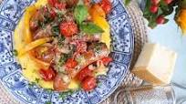 Slow Cooker Sausage and Peppers with Parmesan Basil Polenta Slow Cooker Sausage and Peppers with Parmesan Basil Polenta