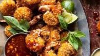Oven Fried Coconut Shrimp with Thai Pineapple Chili Sauce Oven Fried Coconut Shrimp with Thai Pineapple Chili Sauce