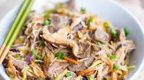 Korean Beef & Vegetable Noodle Bowl Korean Beef & Vegetable Noodle Bowl