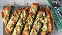 California Avocado and Crab Flatbread with Garlic Aioli California Avocado and Crab Flatbread with Garlic Aioli