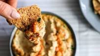 High-Fibre Cracker Breads & Hummus High-Fibre Cracker Breads & Hummus