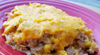 Beef Nacho Casserole Beef Nacho Casserole