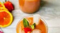 Strawberry Orange Mint Juice Strawberry Orange Mint Juice