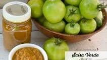 Green Tomato Recipe for Salsa Verde ~ What to do with Green Tomatoes Green Tomato Recipe for Salsa Verde ~ What to do with Green Tomatoes