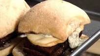 Braised Pork Belly Sandwich with Pesto Mayo Braised Pork Belly Sandwich with Pesto Mayo
