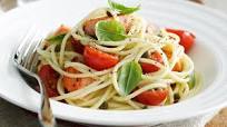 Spaghetti with ocean trout and tomatoes Spaghetti with ocean trout and tomatoes