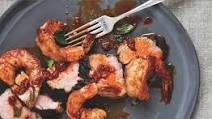 Kevin Gillespie’s Grilled Pork Tenderloin With Spanish-Style Garlic Shrimp Kevin Gillespie’s Grilled Pork Tenderloin With Spanish-Style Garlic Shrimp