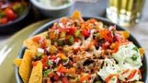 Spicy pulled pork nachos Spicy pulled pork nachos