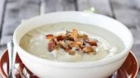 Roasted Cauliflower Soup with Bacon Roasted Cauliflower Soup with Bacon