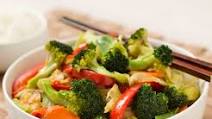 Chinese-style stir-fried vegetables Chinese-style stir-fried vegetables