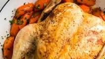 Whole Roast Chicken with Carrots Whole Roast Chicken with Carrots