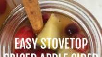Easy Stovetop Spiced Apple Cider Easy Stovetop Spiced Apple Cider