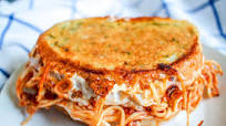 Spaghetti Grilled Cheese Spaghetti Grilled Cheese
