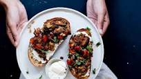 Eggplant Caponata with Labneh Eggplant Caponata with Labneh