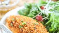Baked Panko Crusted Chicken with Honey Drizzle Baked Panko Crusted Chicken with Honey Drizzle