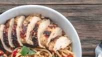 Tomato-Basil Spaghetti with Blackened Chicken Tomato-Basil Spaghetti with Blackened Chicken