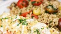 Crab Stuffed Salmon Crab Stuffed Salmon