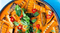 Grilled Aubergine Curry Grilled Aubergine Curry