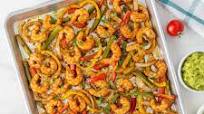 Sheet Pan Shrimp Fajitas Sheet Pan Shrimp Fajitas